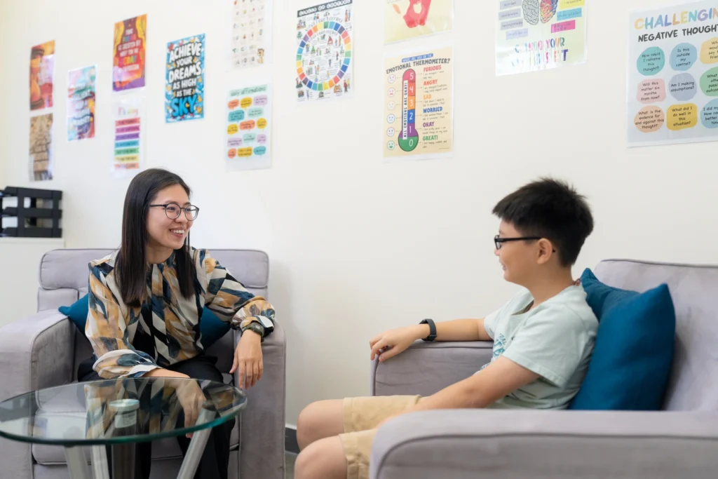 Boarders spend time together in the residence.