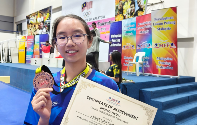 Lenice Strikes Bronze at International Fencing Championship