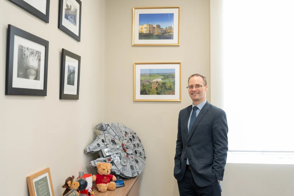 The Executive Principal in his office at Concord College International School.